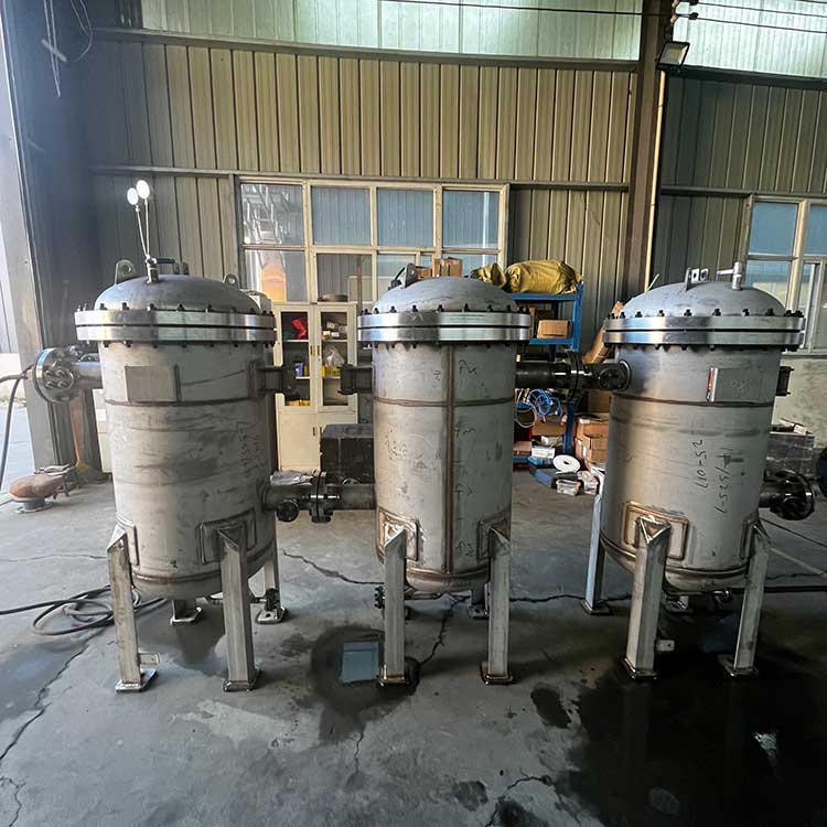 華豫供應管道液體除雜質用多袋式過濾器